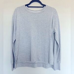 💕 Victoria Sport Grey sweater with keyhole in back Size S